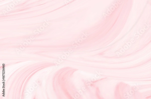 Fototapeta Smooth luxurious design pink white elegant gradient graphic pattern abstract texture background. Illustration fabric silk satin wedding backdrop wallpaper. soft focus