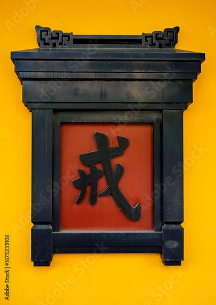 Obraz chinese lantern on a wall