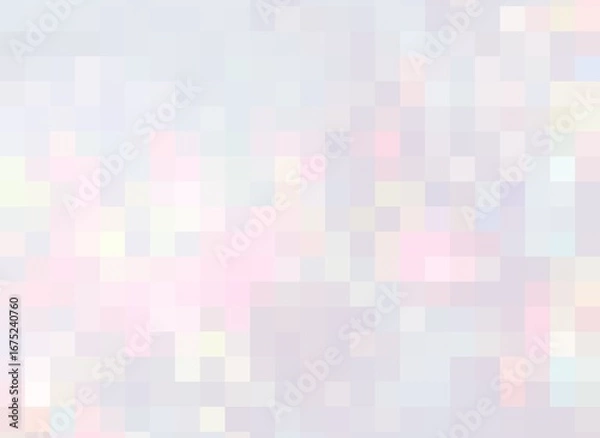 Fototapeta 淡いグレーのモザイク背景