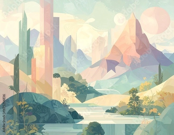 Obraz Minimalist Abstract Texture Background