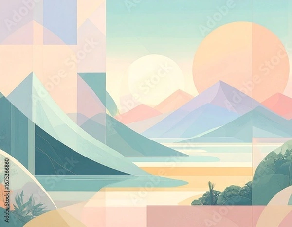 Obraz Minimalist Abstract Texture Background