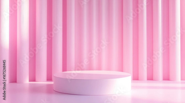 Fototapeta Background 3d podium minimal