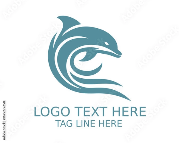 Obraz Dolphin Logo Design