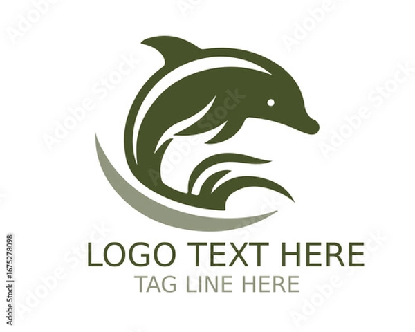 Obraz Dolphin Logo Design