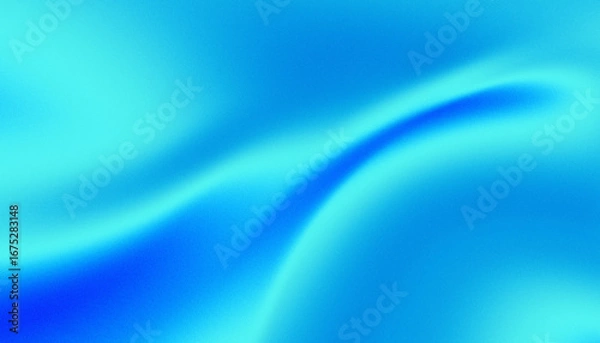 Obraz Abstract smooth blue gradient background with soft light texture and modern fluid design