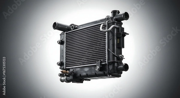 Fototapeta Powerful Automotive Radiator: Engineering Excellence in Cooling Systems