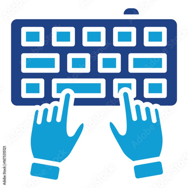 Fototapeta Keyboard Icon Element For Design