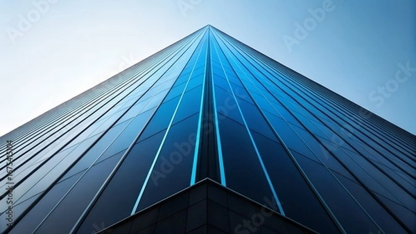 Obraz modern building with blue sky