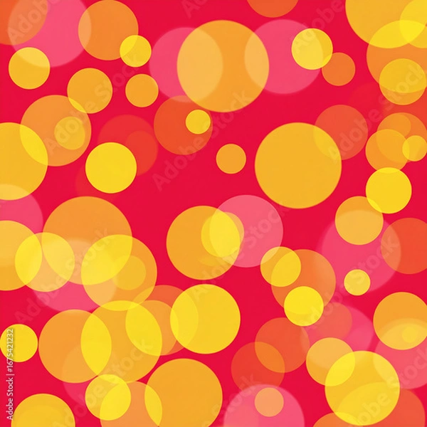 Fototapeta Abstract multicolor circle pattern