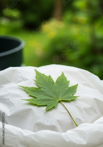 Obraz 初夏の緑葉