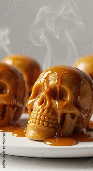 Fototapeta 焦糖の骸骨の囁き