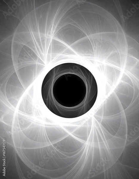 Obraz Abstract design with swirling lines