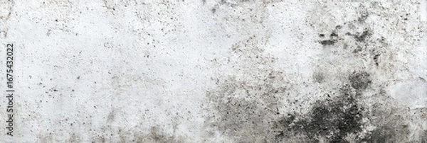 Fototapeta Gray concrete surface with speckled dark marks