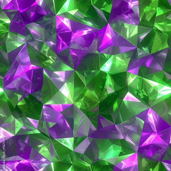 Obraz Colorful abstract gemstone pattern