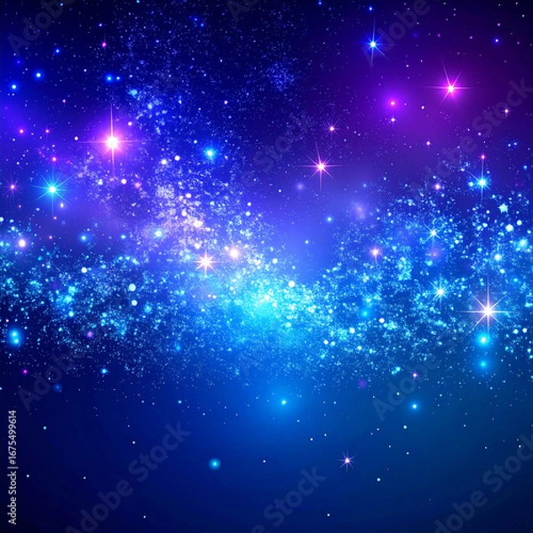 Obraz Colorful deep space nebula