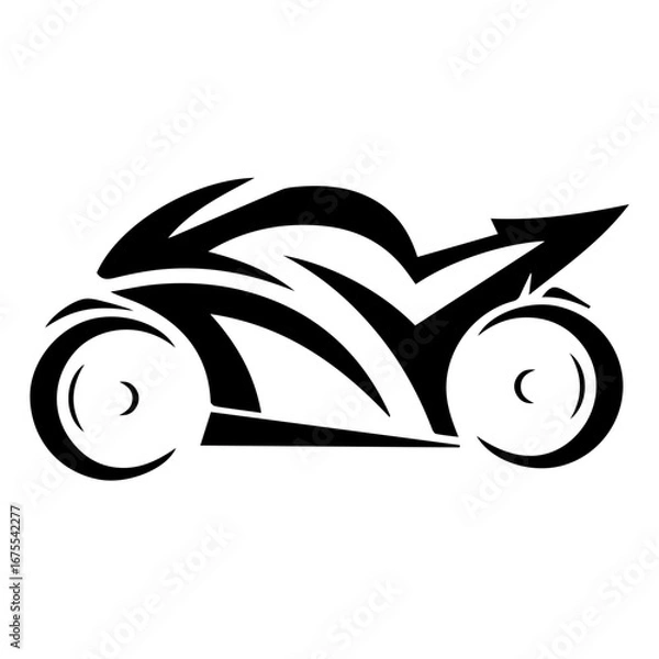 Obraz Racing Car Logo Design Vector Illustration with Auto and Speed Symbol