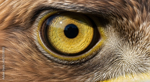 Obraz close up of an eagle eye