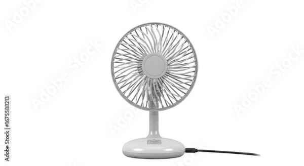 Obraz Portable Desk Fan Cool Air Circulation Device
