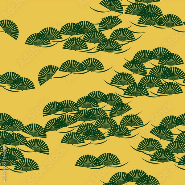 Obraz 和文様_松文様_Japanese_pattern