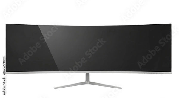 Fototapeta Ultrawide Curved Monitor Display Screen Technology