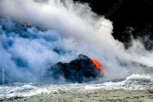 Obraz Lava in water.