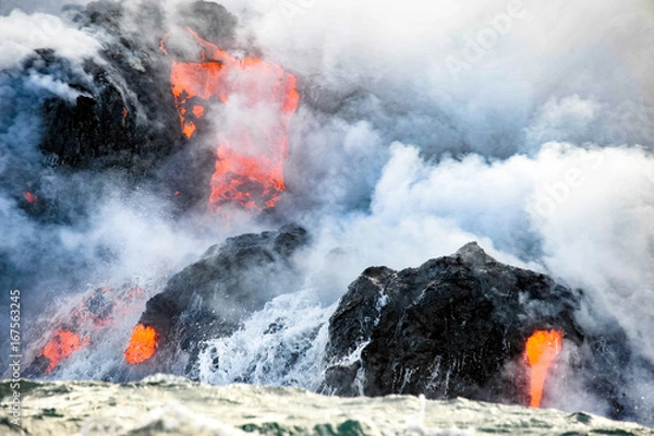 Obraz Lava in water.