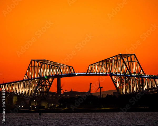 Obraz #東京ゲートブリッジ #恐竜橋 #Bridge #sunset #夕焼け