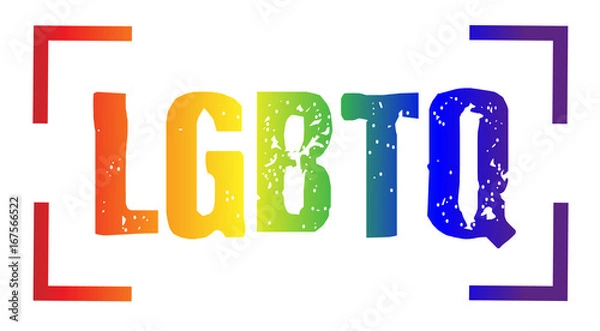 Obraz LGBTQ rubber stamp