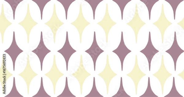 Obraz Yellow Transparent Vintage Diamond Pattern