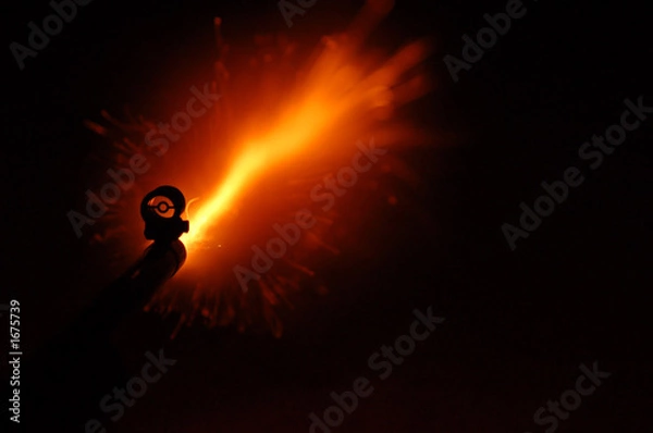 Obraz muzzle flare
