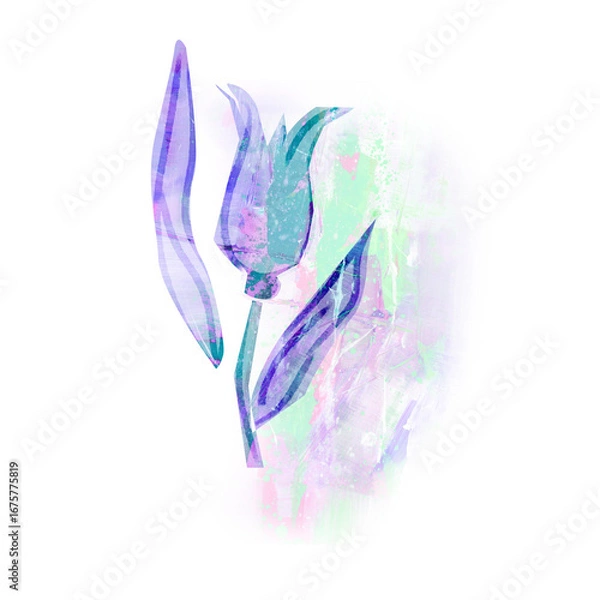 Fototapeta Acrylic Tulip