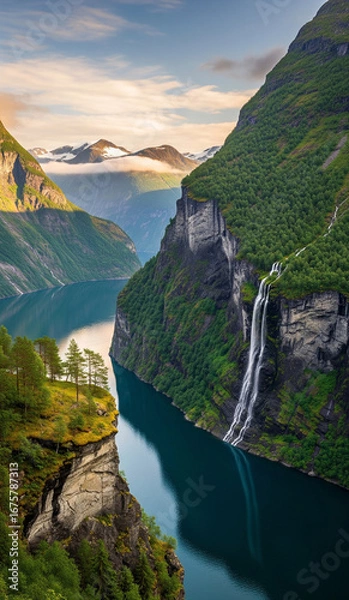 Obraz lake in the mountains