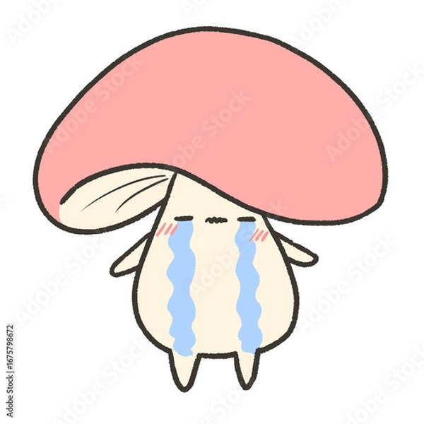 Fototapeta 泣いてるきのこ