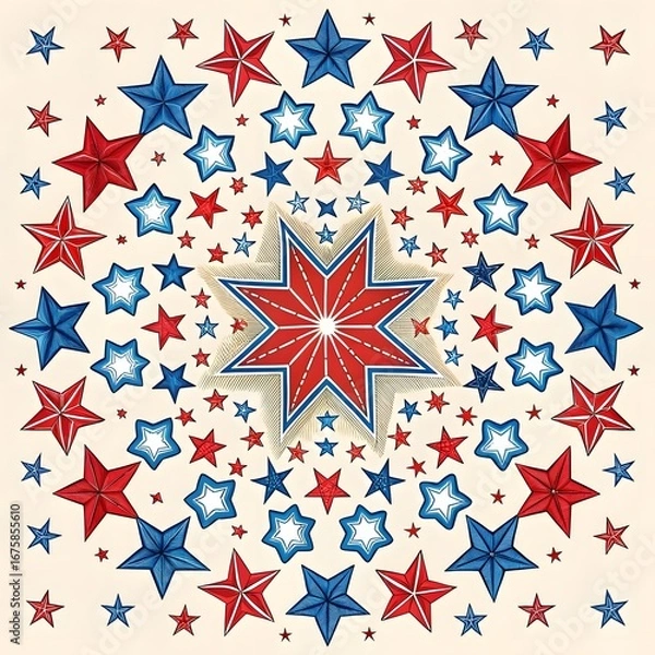 Fototapeta stars and stripes
