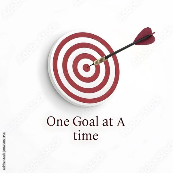 Fototapeta target with arrow