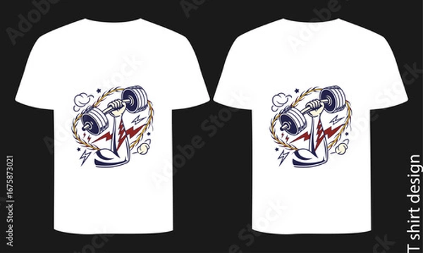 Obraz adobe t shirt design 