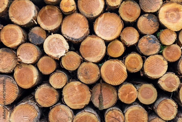 Obraz stack of wood