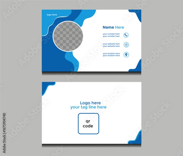 Obraz business crad design