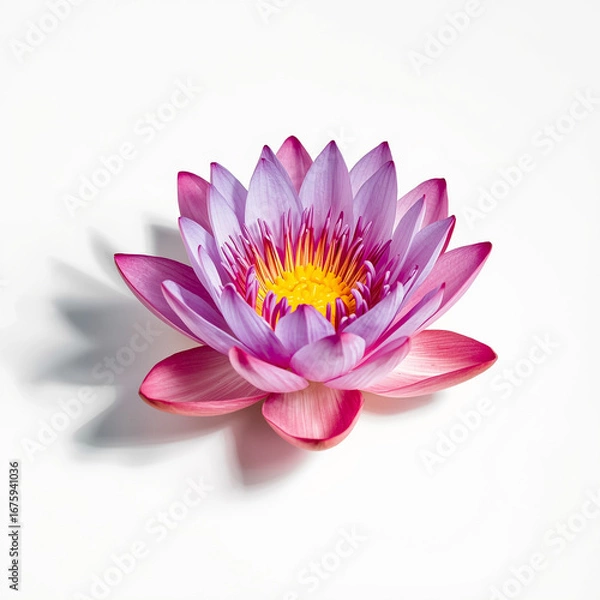 Fototapeta lotus flower isolated on white
