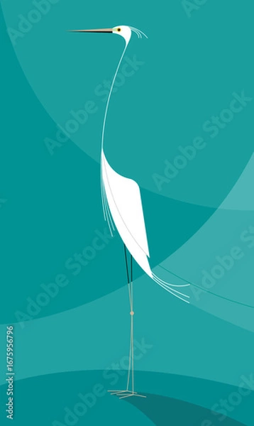 Obraz Graceful heron