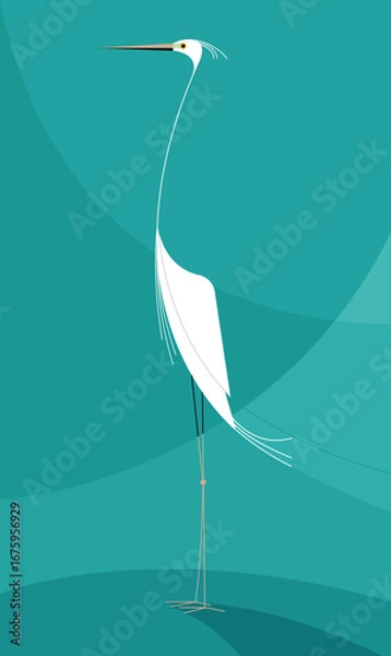 Obraz Graceful heron