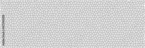 Obraz Irregular Polygon Mosaic Seamless Abstract Pattern background.
