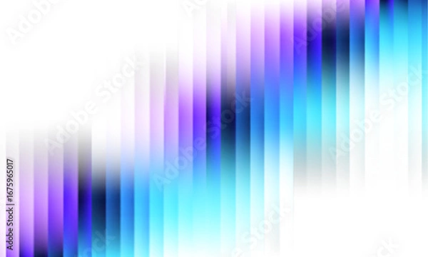 Fototapeta Abstract blurred lines of vertical. Overlay transparent vector background. Vertical lines