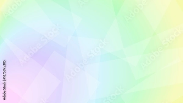 Obraz Simple and cute gradient geometric frame background