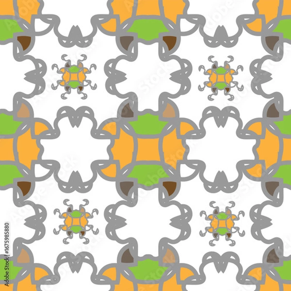 Fototapeta seamless animal pattern