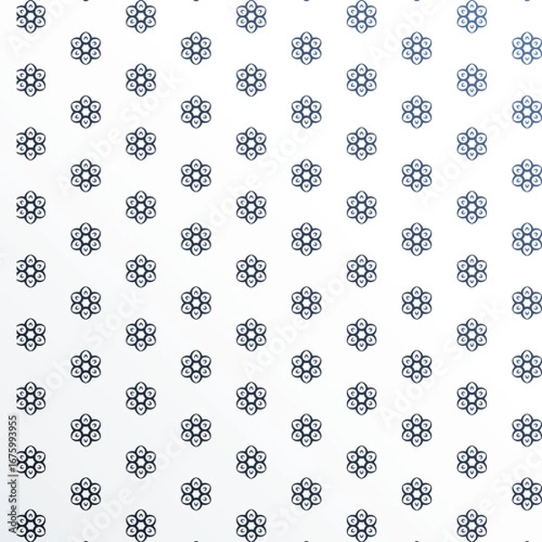 Fototapeta seamless floral pattern