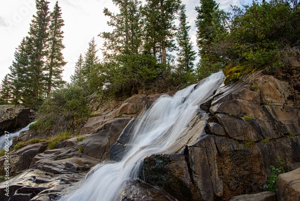 Obraz waterfall in the mountains