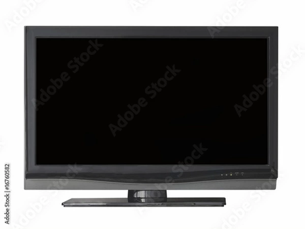 Obraz Flat television isolated from light