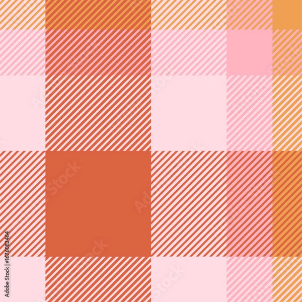 Fototapeta Autumn Light Colors Plaid Pattern