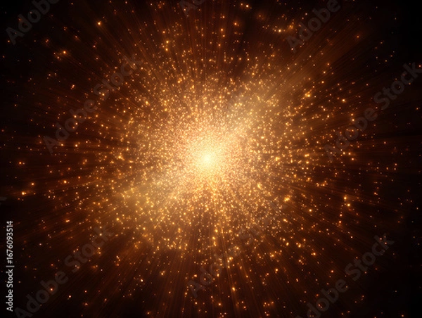 Obraz Glittering spark burst texture seamless glowing 